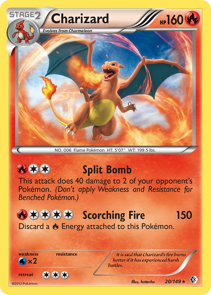 Charizard (20/149) [Black & White: Boundaries Crossed] | GnG Games