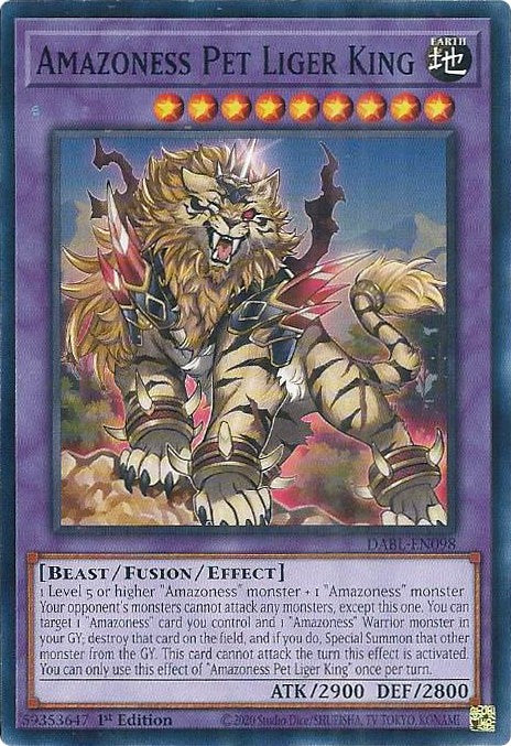 Amazoness Pet Liger King [DABL-EN098] Common | GnG Games