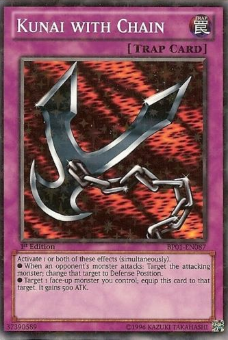 Kunai with Chain [BP01-EN087] Starfoil Rare | GnG Games