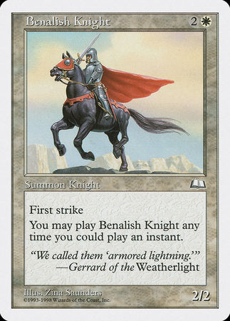 Benalish Knight [Anthologies] | GnG Games