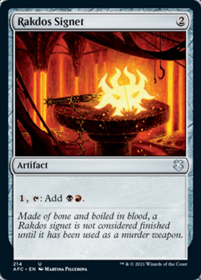 Rakdos Signet [Dungeons & Dragons: Adventures in the Forgotten Realms Commander] | GnG Games