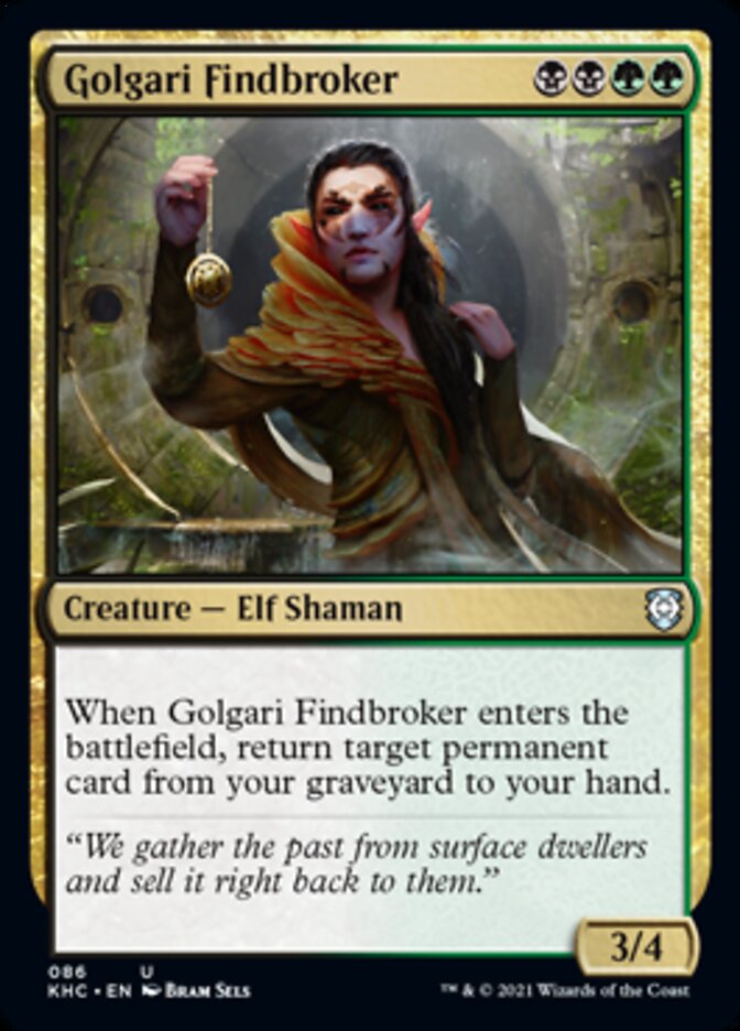 Golgari Findbroker [Kaldheim Commander] | GnG Games