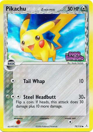 Pikachu (79/110) (Delta Species) (Stamped) [EX: Holon Phantoms] | GnG Games