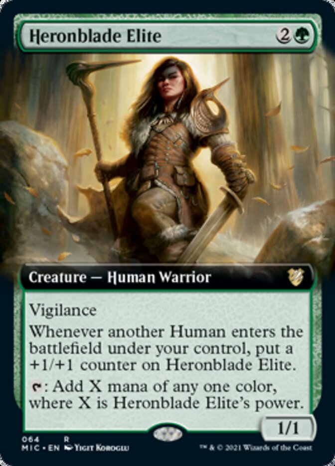 Heronblade Elite (Extended) [Innistrad: Midnight Hunt Commander] | GnG Games