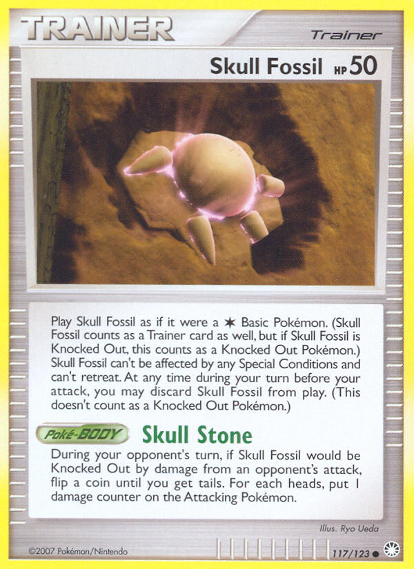 Skull Fossil (117/123) [Diamond & Pearl: Mysterious Treasures] | GnG Games