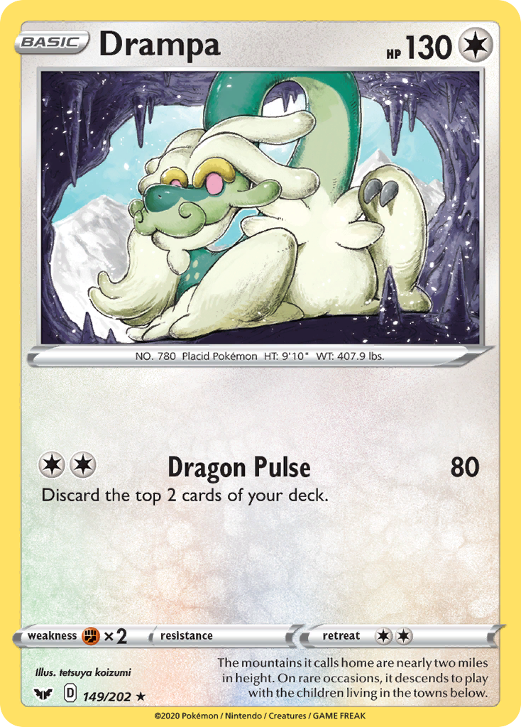 Drampa (149/202) [Sword & Shield: Base Set] | GnG Games