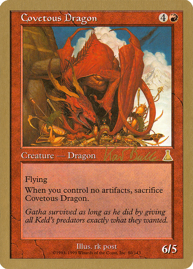 Covetous Dragon (Kai Budde) [World Championship Decks 1999] | GnG Games