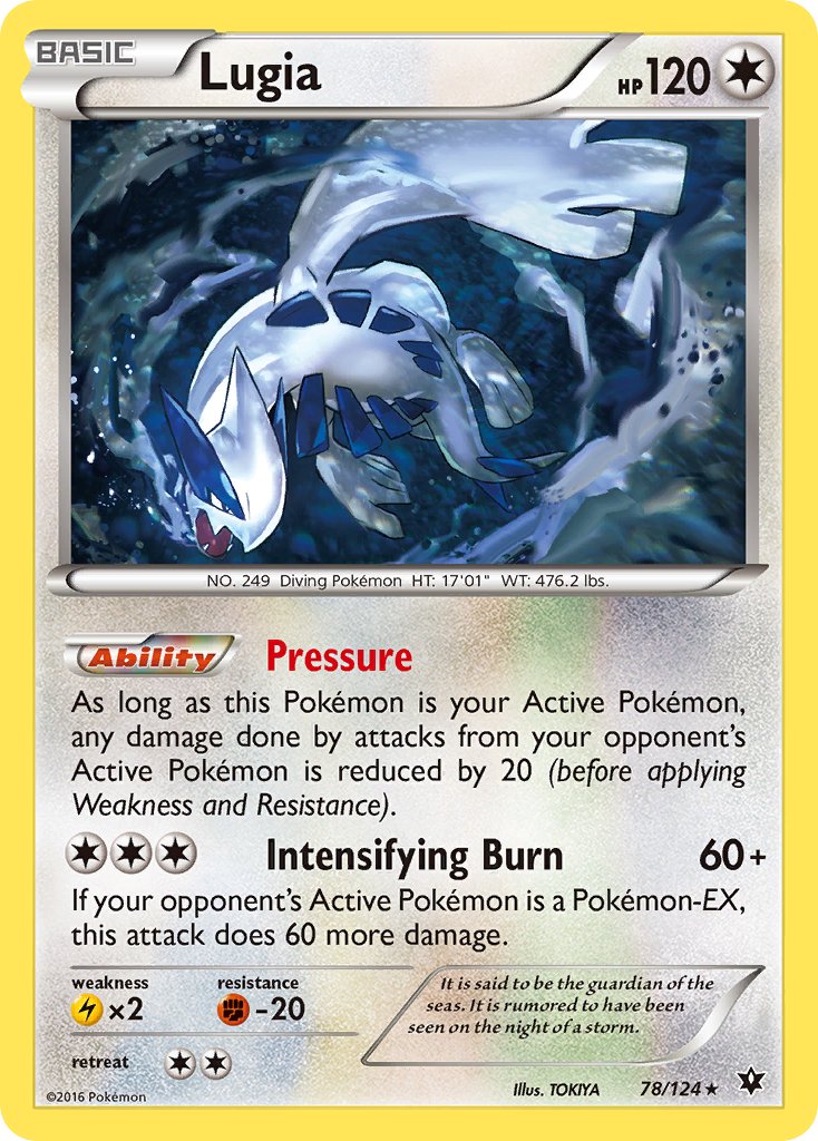 Lugia (78/124) (Theme Deck Exclusive) [XY: Fates Collide] | GnG Games