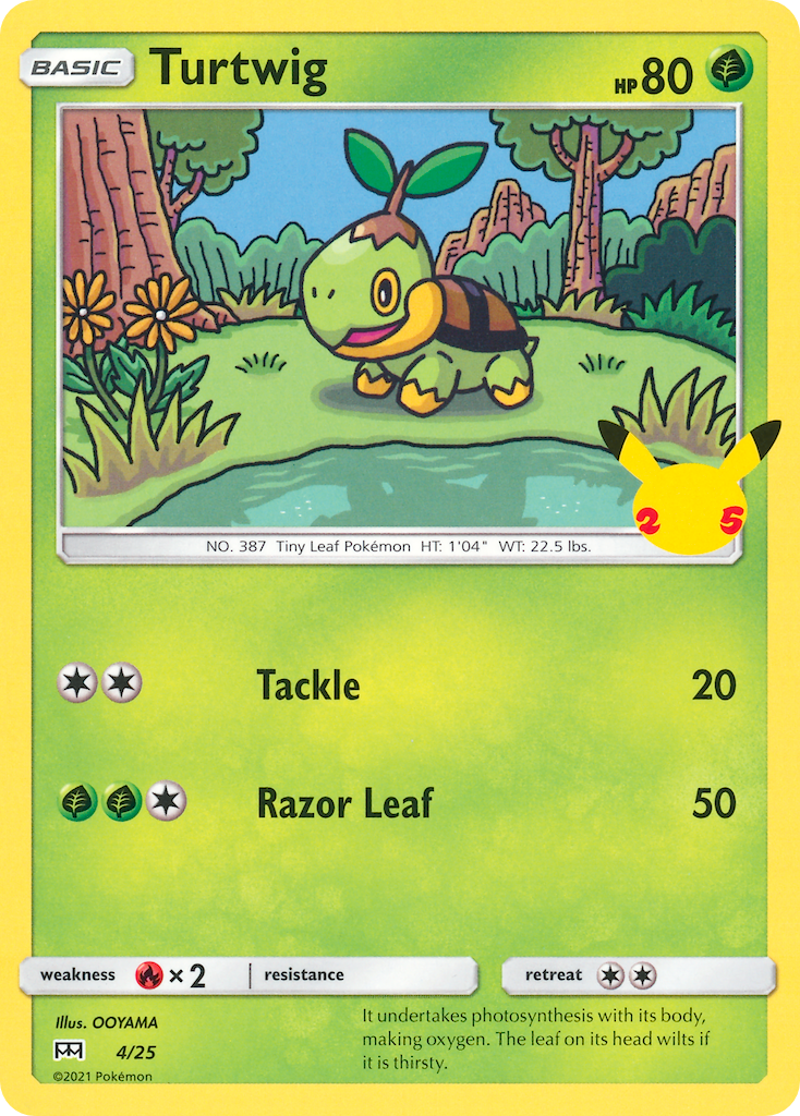 Turtwig (4/25) [McDonald's 25th Anniversary] | GnG Games