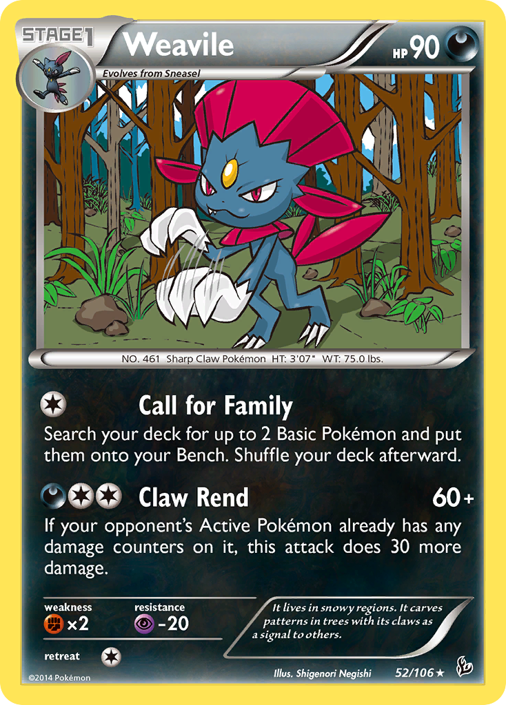 Weavile (52/106) [XY: Flashfire] | GnG Games