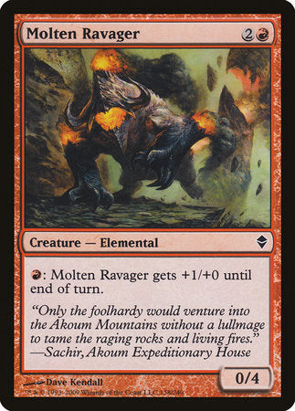 Molten Ravager [Zendikar] | GnG Games