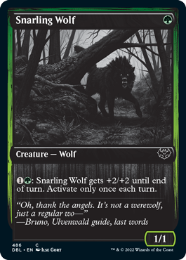 Snarling Wolf (486) [Innistrad: Double Feature] | GnG Games