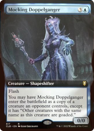 Mocking Doppelganger (Extended Art) [Commander Legends: Battle for Baldur's Gate] | GnG Games