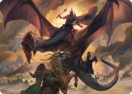 Witch-king, Bringer of Ruin Art Card [The Lord of the Rings: Tales of Middle-earth Art Series] | GnG Games