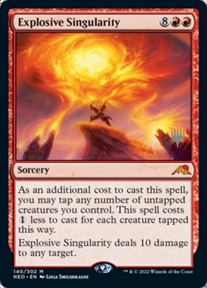 Explosive Singularity (Promo Pack) [Kamigawa: Neon Dynasty Promos] | GnG Games