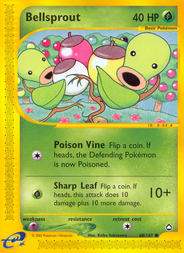 Bellsprout (68/147) [Aquapolis] | GnG Games