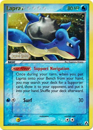 Lapras (8/92) (Stamped) [EX: Legend Maker] | GnG Games