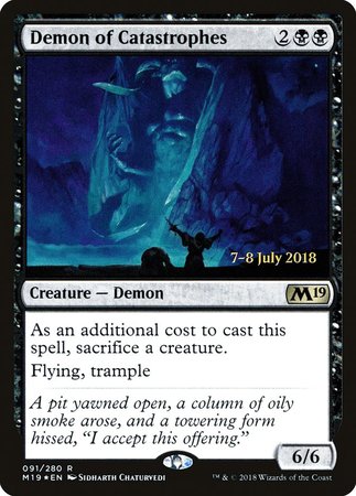 Demon of Catastrophes [Core Set 2019 Promos] | GnG Games