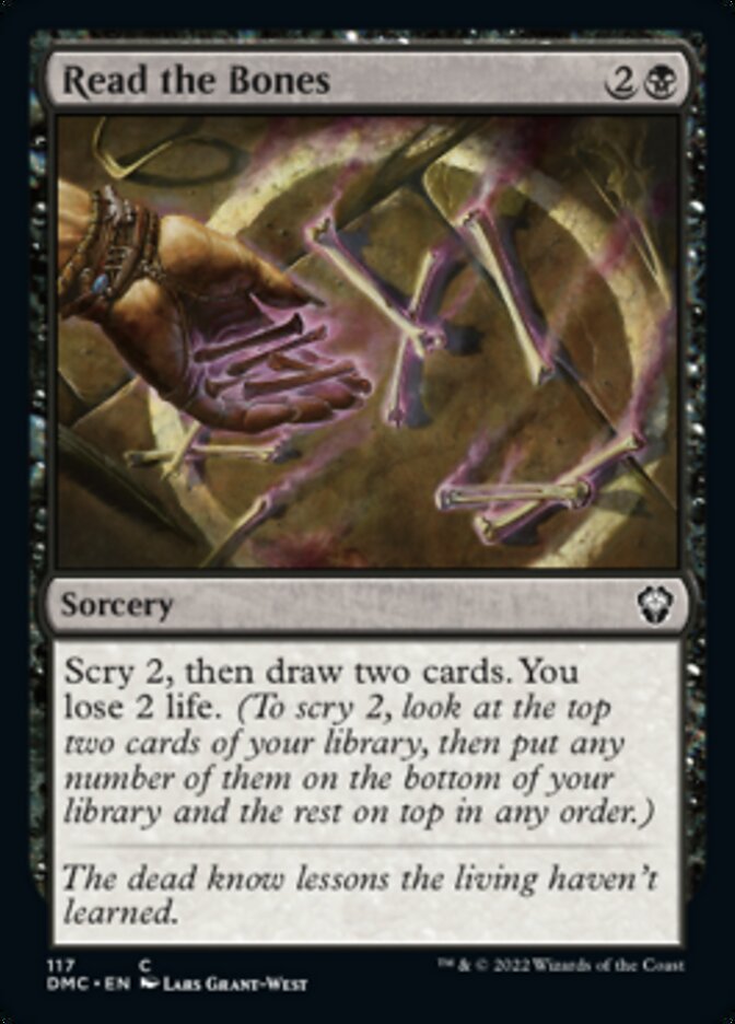 Read the Bones [Dominaria United Commander] | GnG Games