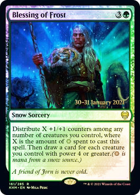 Blessing of Frost  [Kaldheim Prerelease Promos] | GnG Games