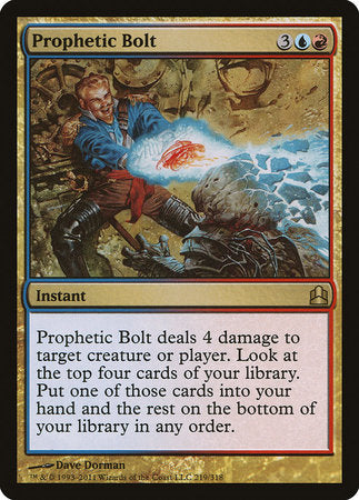 Prophetic Bolt [Commander 2011] | GnG Games