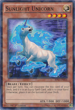 Sunlight Unicorn (Shatterfoil) [BP03-EN064] Shatterfoil Rare | GnG Games