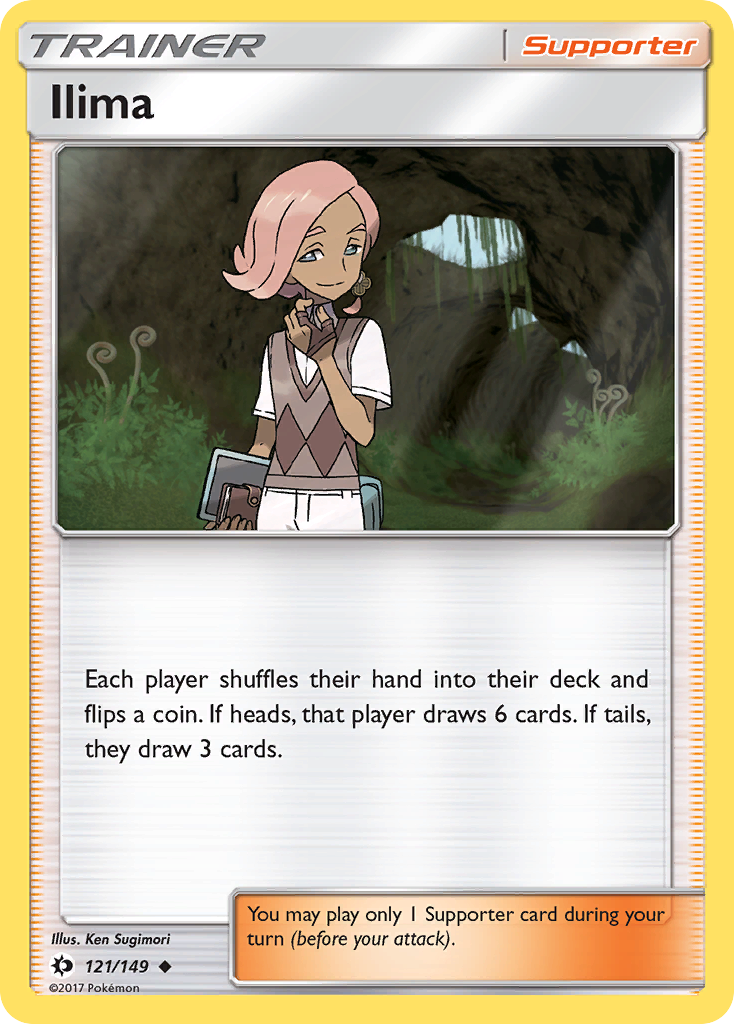 Ilima (121/149) [Sun & Moon: Base Set] | GnG Games