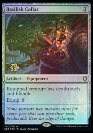 Basilisk Collar [Commander Legends: Battle for Baldur's Gate Prerelease Promos] | GnG Games