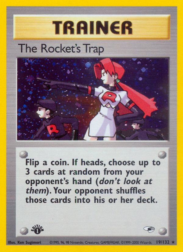 The Rocket's Trap (19/132) [Gym Heroes 1st Edition] | GnG Games