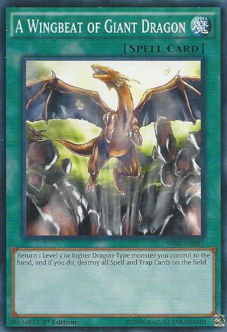 A Wingbeat of Giant Dragon [SR02-EN027] Common | GnG Games