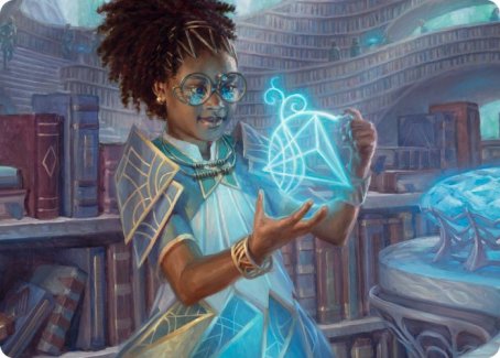 Zimone, Quandrix Prodigy Art Card [Strixhaven: School of Mages Art Series] | GnG Games