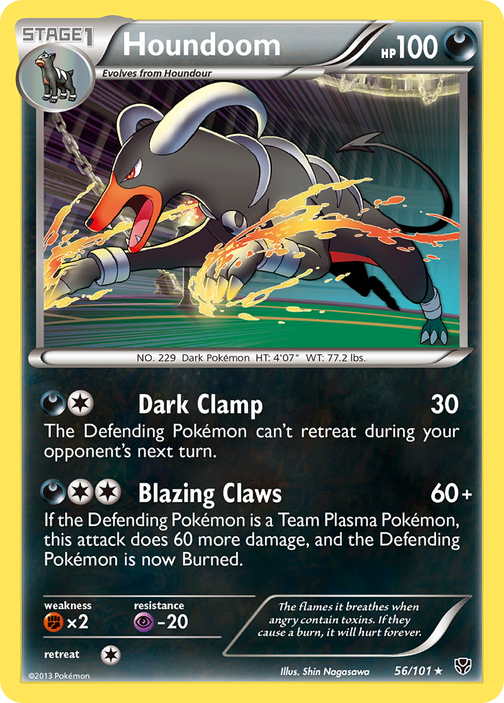 Houndoom (56/101) [Black & White: Plasma Blast] | GnG Games