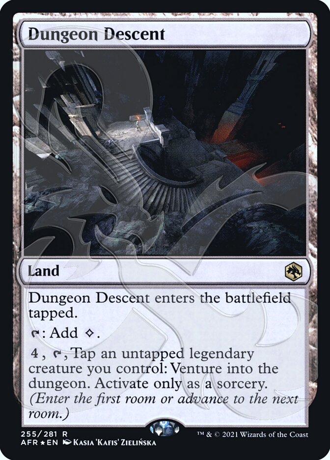 Dungeon Descent (Ampersand Promo) [Dungeons & Dragons: Adventures in the Forgotten Realms Promos] | GnG Games