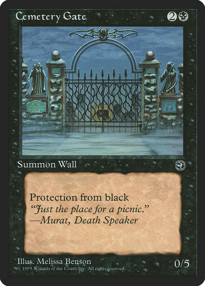 Cemetery Gate (Murat Flavor Text) [Homelands] | GnG Games