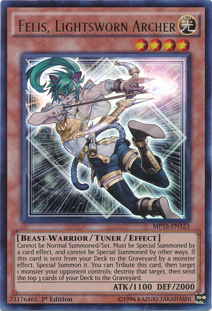 Felis, Lightsworn Archer [MP15-EN123] Ultra Rare | GnG Games