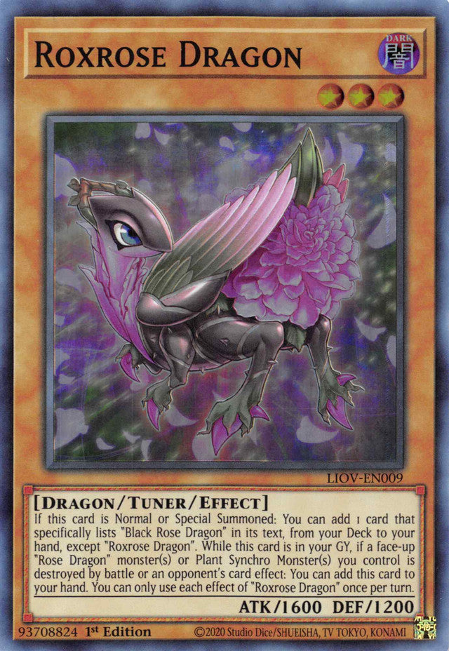 Roxrose Dragon [LIOV-EN009] Super Rare | GnG Games