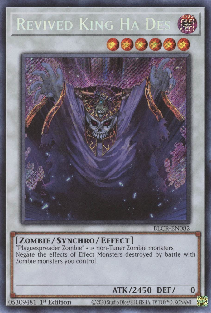 Revived King Ha Des [BLCR-EN082] Secret Rare | GnG Games