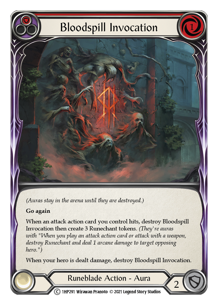 Bloodspill Invocation (Red) [1HP291] | GnG Games