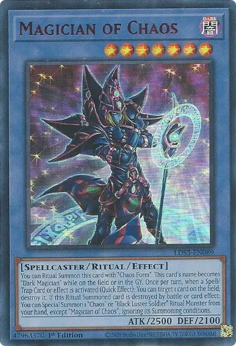 Magician of Chaos (Red) [LDS3-EN089] Ultra Rare | GnG Games