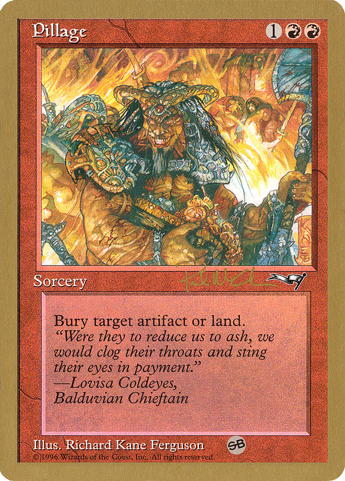 Pillage (Paul McCabe) (SB) [World Championship Decks 1997] | GnG Games
