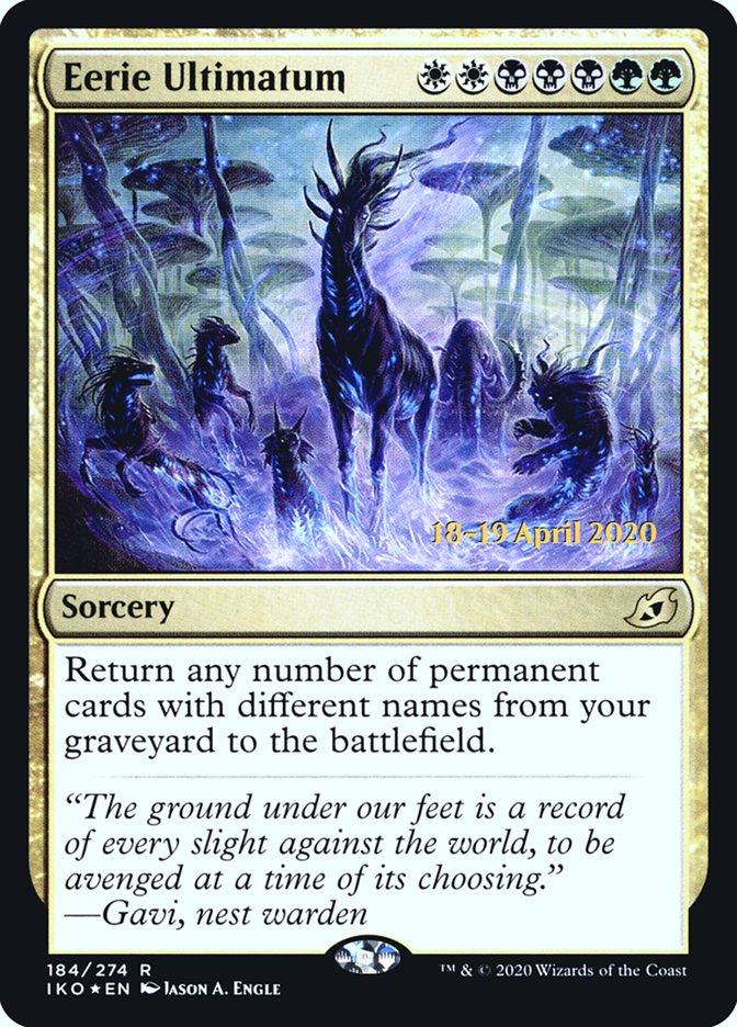 Eerie Ultimatum  [Ikoria: Lair of Behemoths Prerelease Promos] | GnG Games