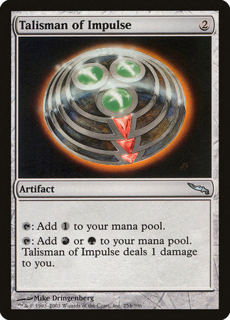 Talisman of Impulse [Mirrodin] | GnG Games