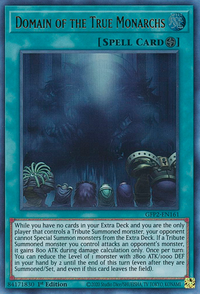 Domain of the True Monarchs [GFP2-EN161] Ultra Rare | GnG Games