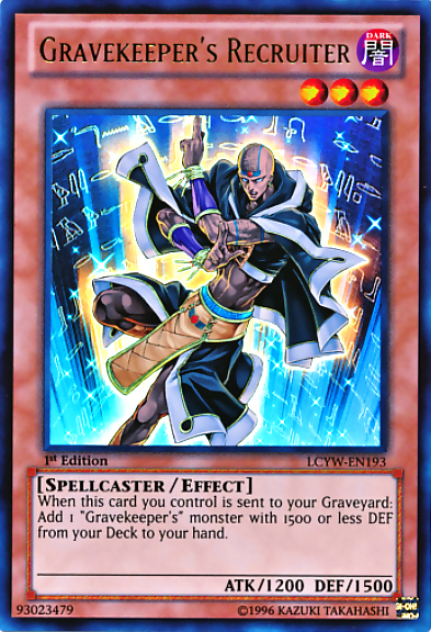Gravekeeper's Recruiter [LCYW-EN193] Ultra Rare | GnG Games