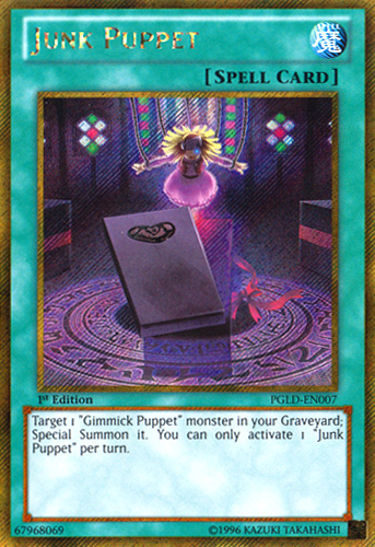 Junk Puppet [PGLD-EN007] Gold Secret Rare | GnG Games