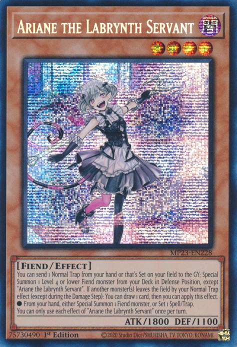 Ariane the Labrynth Servant [MP23-EN228] Prismatic Secret Rare | GnG Games