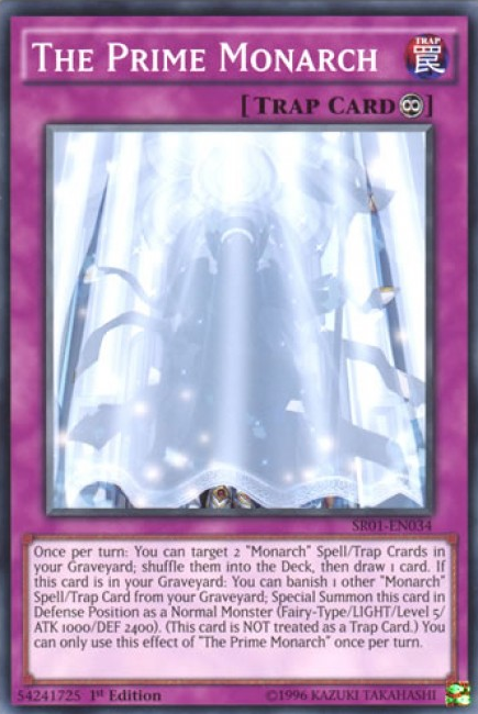 The Prime Monarch [SR01-EN034] Common | GnG Games