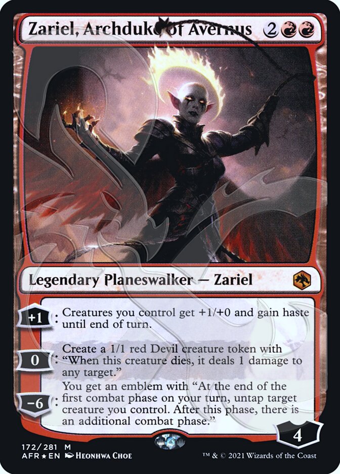 Zariel, Archduke of Avernus (Ampersand Promo) [Dungeons & Dragons: Adventures in the Forgotten Realms Promos] | GnG Games