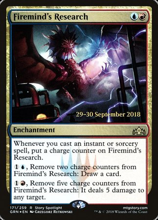 Firemind's Research [Guilds of Ravnica Promos] | GnG Games