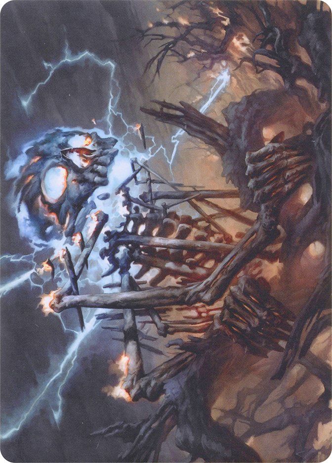 Lightning Skelemental (Art Series) [Art Series: Modern Horizons] | GnG Games